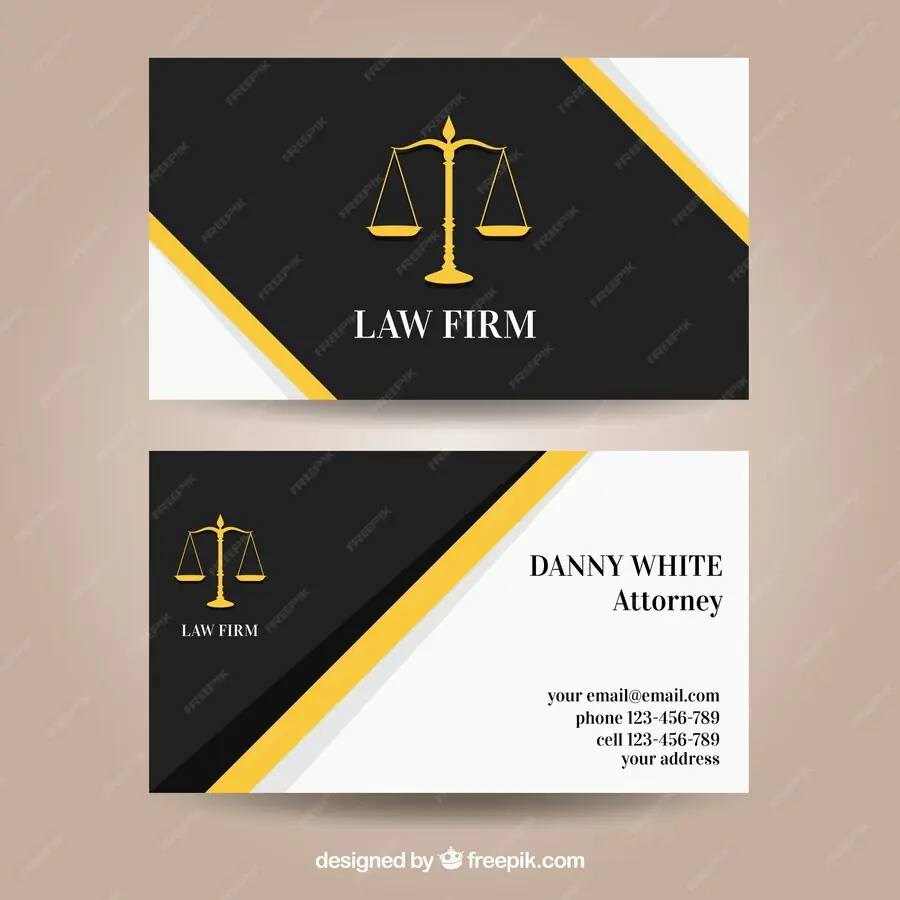 Law Firm business card#14