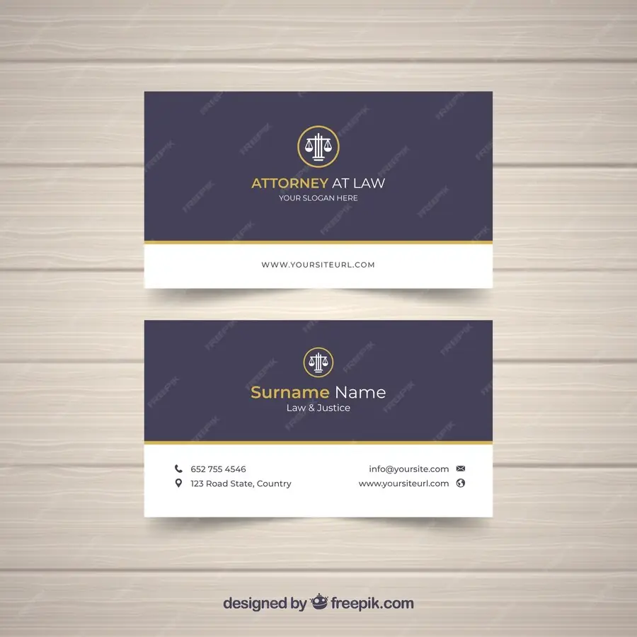 Law Firm business card#19