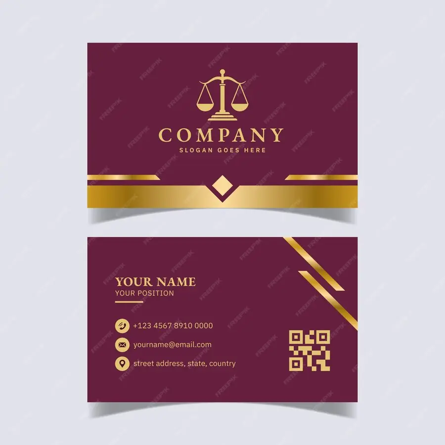 Law Firm business card#11