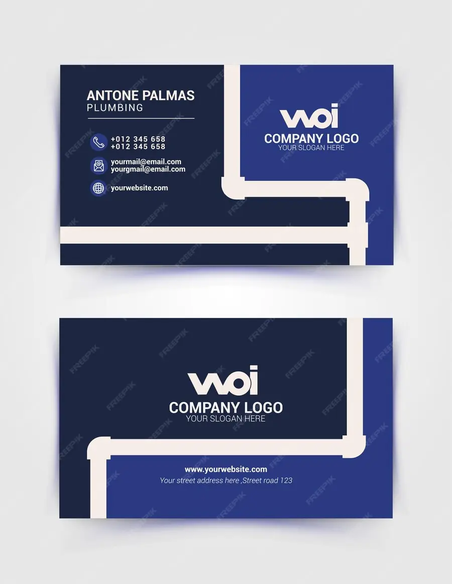 Plumbing Business Card#17