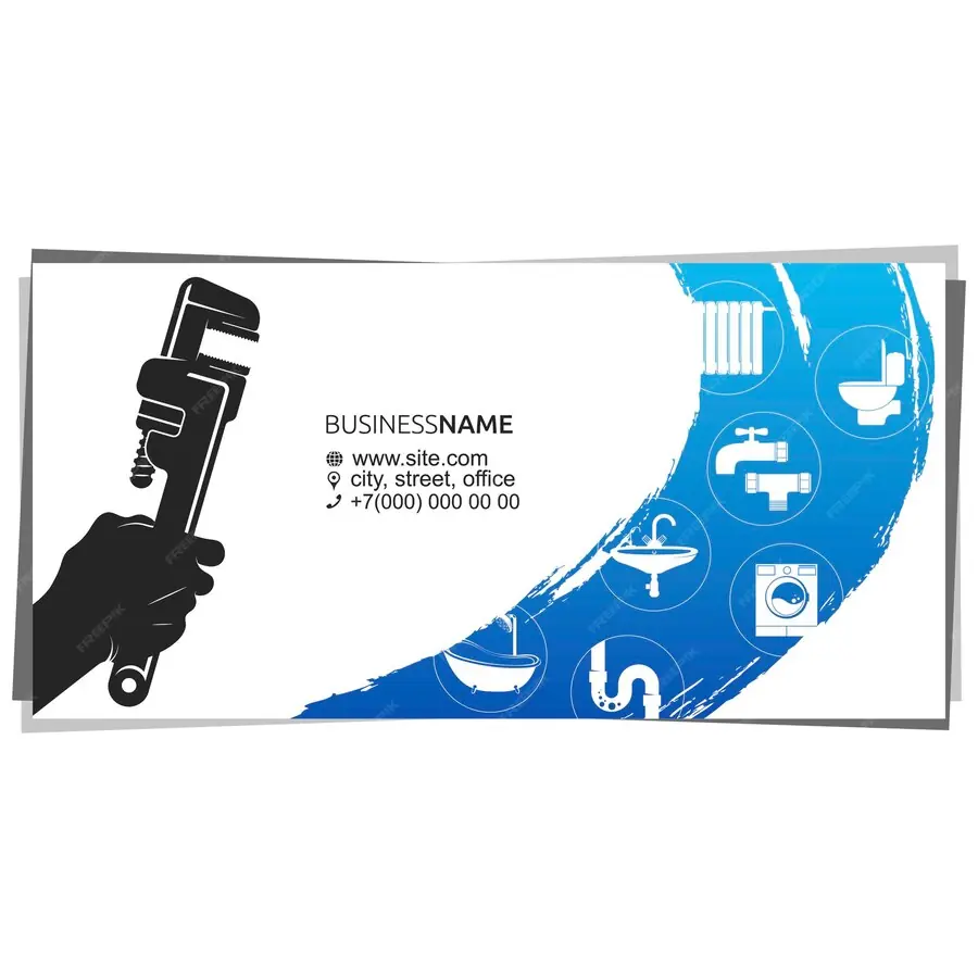 Plumbing Business Card#8