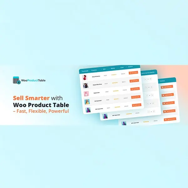 Product Table for Woo