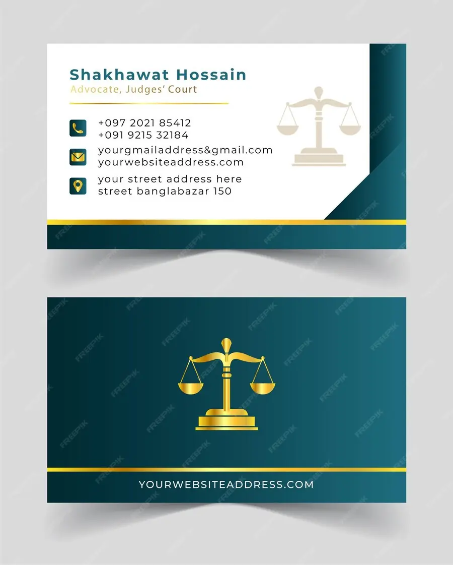 Law Firm business card#7