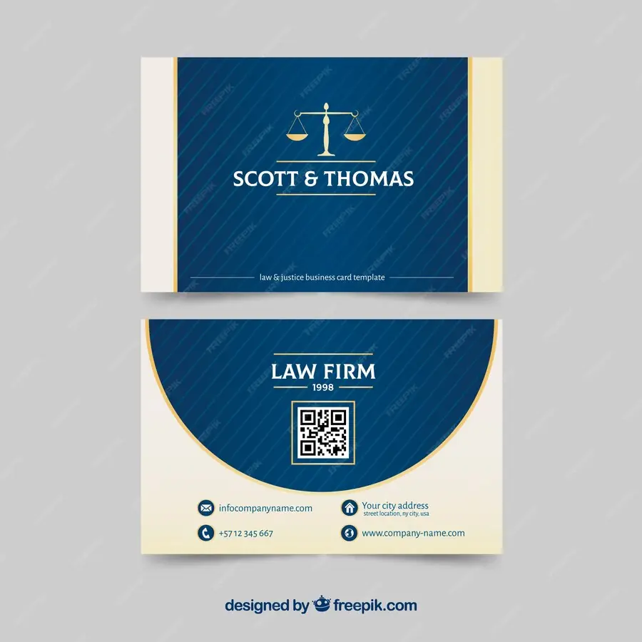 Law Firm business card#16