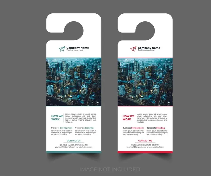 Minimal Accountant Door Hanger#14