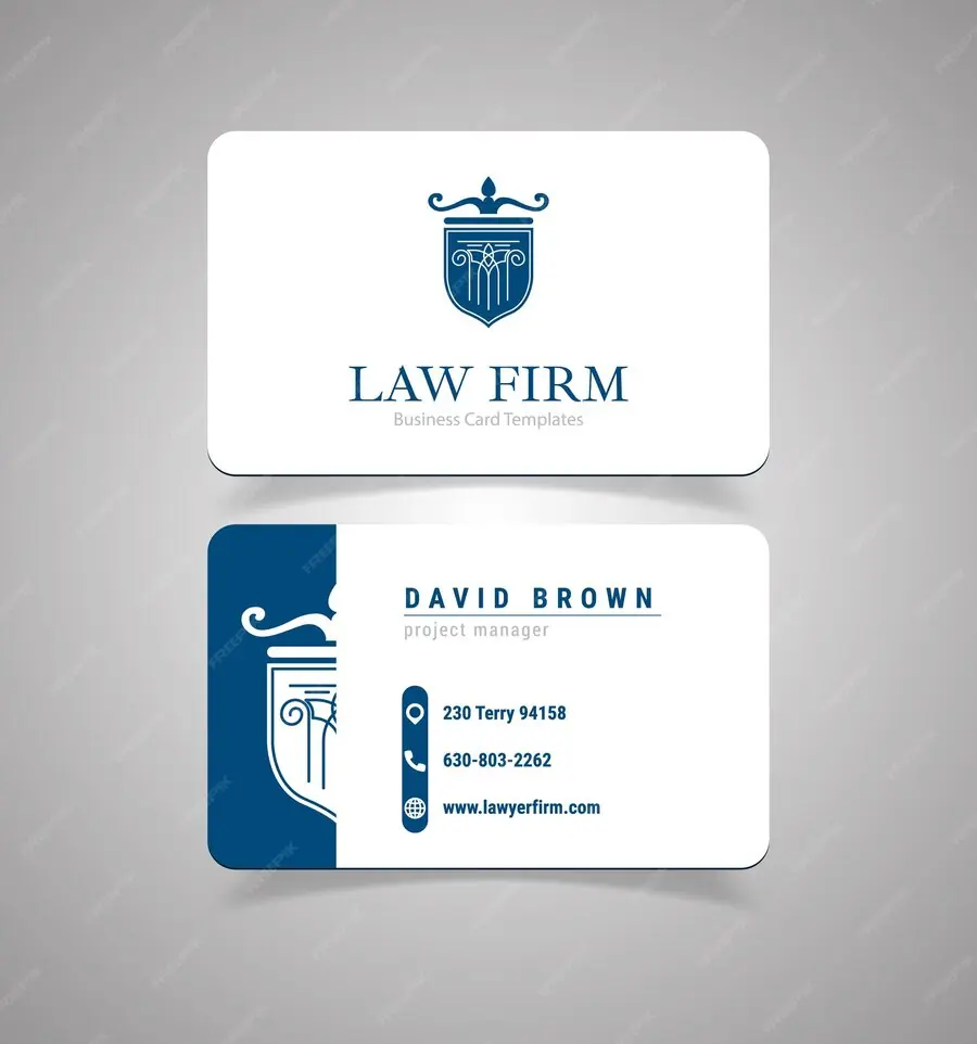 Law Firm business card#13