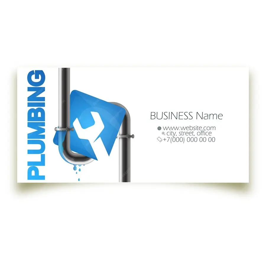 Plumbing Business Card#13