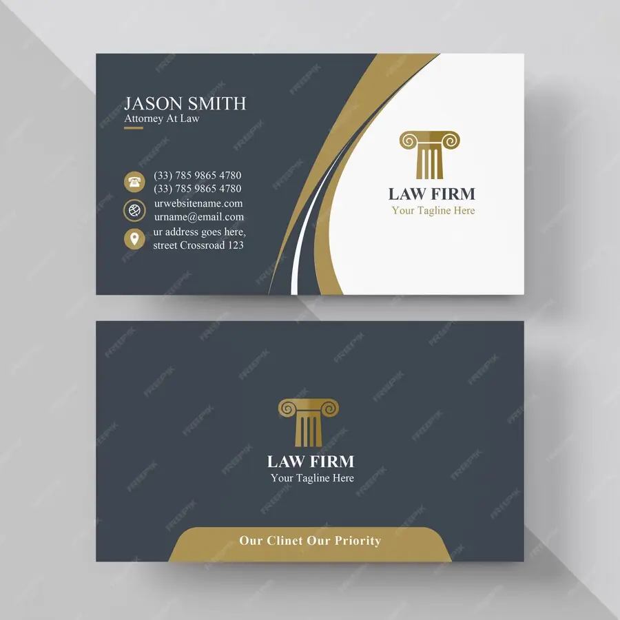 Law Firm business card#4